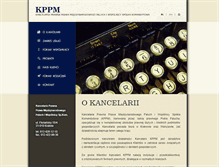 Tablet Screenshot of kppm.pl